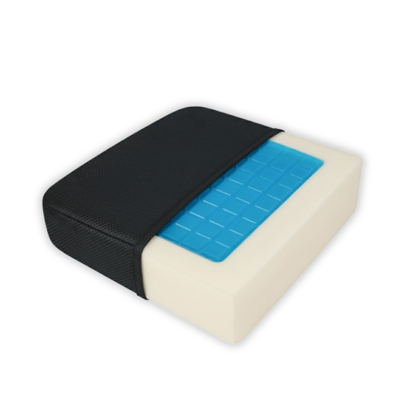 GEL + MEMORY FOAM PRESSURE RELIEF CUSHION – 8 CM THICK